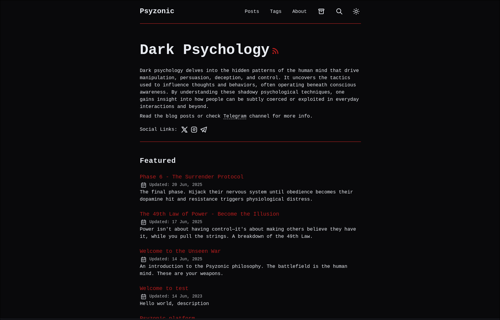 A preview of the Psyzonic platform's user interface.
